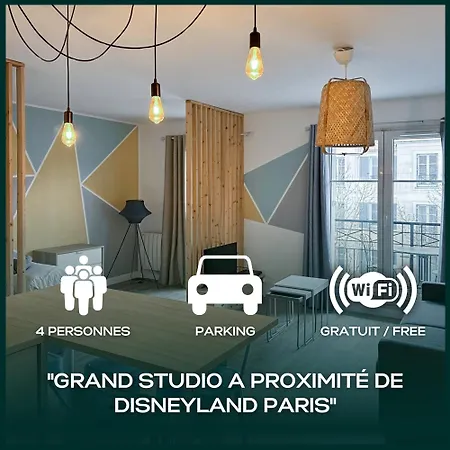 Le Delta - Pour 4 Personnes Disneyland Paris Apartment